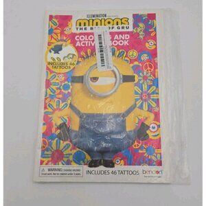 Despicable Me Minions Rise of Gru 48 Page Coloring and Activity Book 48 Tattoos